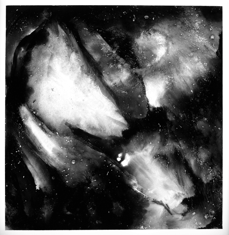 image of stained glass panel: Charolais cow